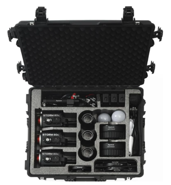 Aputure Storm 80c Portable 3-Light Kit owned by Jet Sullivan