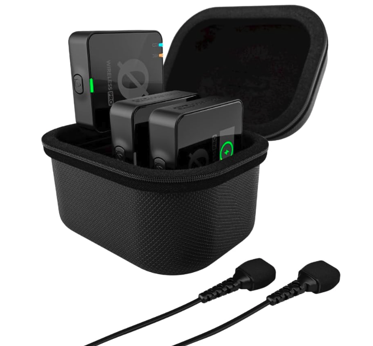 RØDE Wireless PRO (2 TX + 1 RX + Charging Case), 32-Bit Float, Timecode owned by Jet Sullivan